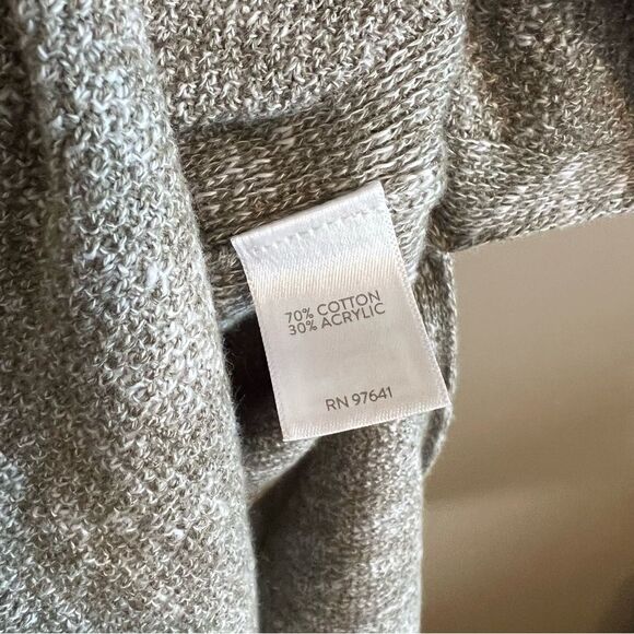 ✨ Pure Jill Women’s Gray Sleeveless Sweater Dress Small Tall - Picture 7 of 11